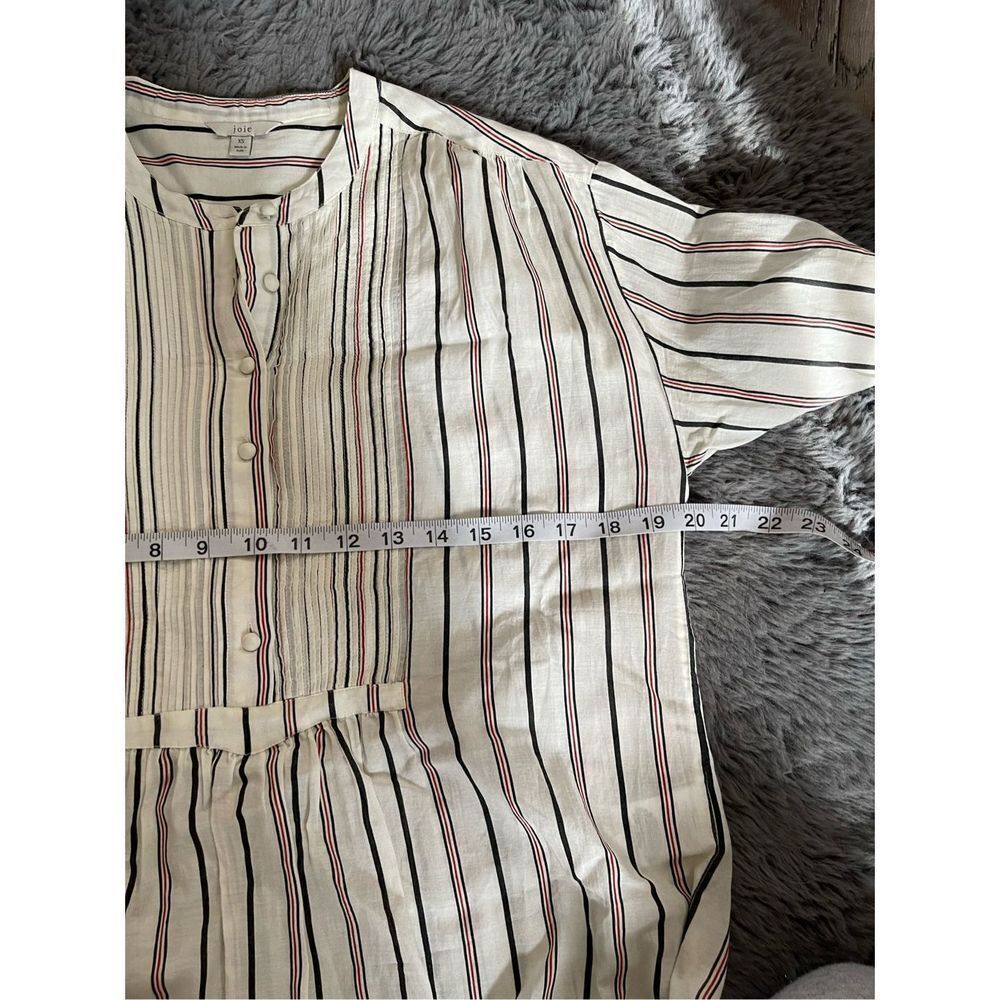 Joie Henley cotton long sleeve striped womens blouse size‎ xs - Picture 5 of 7